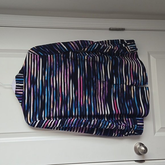 Multicolored Blouse by Attention sz small - Picture 4 of 6